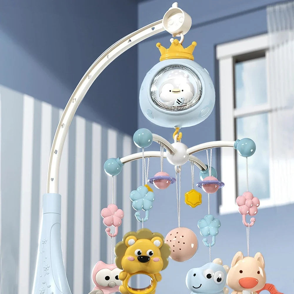 Baby Crib Mobile with Projector, Night Light & Music