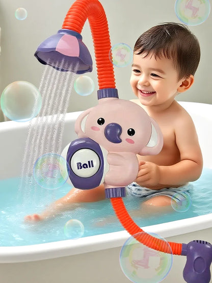 Cartoon Elephant Baby Bath Sprayer – 360° Jet Wash Head