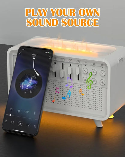 4-in-1 Baby White Noise Machine, Diffuser & Night Light