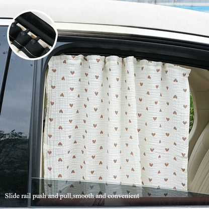Kids Car Window Sun Shade Curtains – UV & Heat Protection