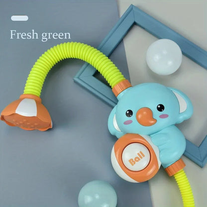 Cartoon Elephant Baby Bath Sprayer – 360° Jet Wash Head