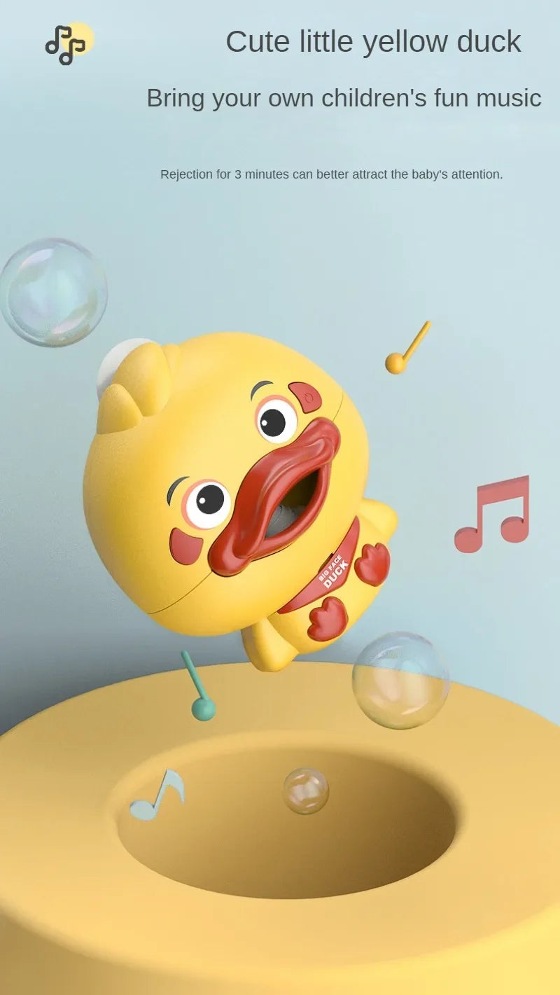 Bubble Duck Baby Bath Toy – Musical Bubble Maker for Toddler Bathtub Fun