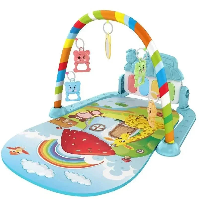 Baby Kick & Play Piano Tummy Time Mat – Musical Activity Gym