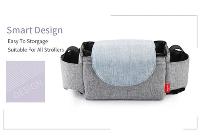 Insulated Baby Bottle Bag & Diaper Organiser