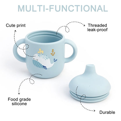 Silicone Baby Training Cup – BPA-Free, Leak-Proof