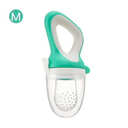 Infant Baby Food Fruit & Vegetable Feeder Pacifier with Medium Mesh Bag