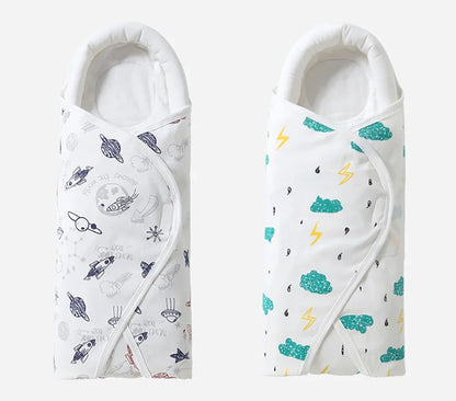 Cotton Baby Swaddle Wrap Blanket – Anti-Startle, 0–6 Months