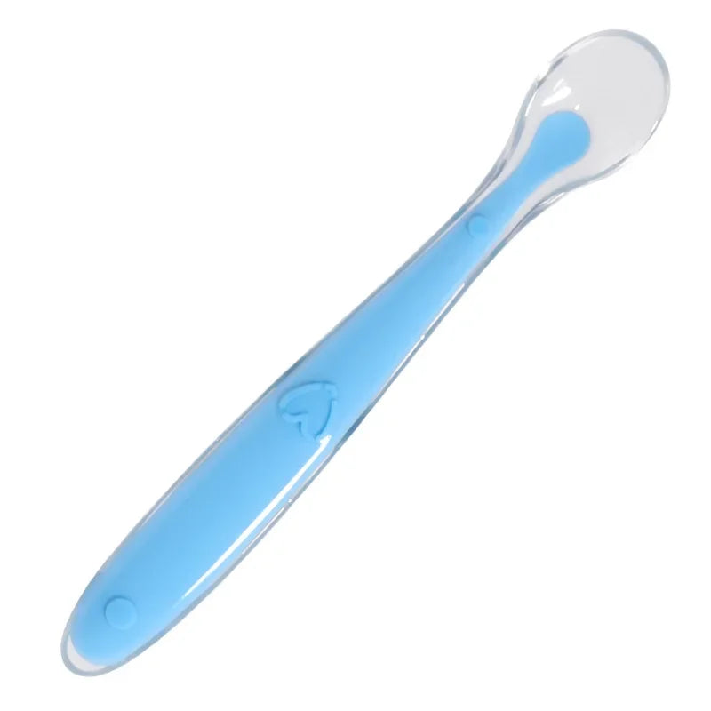Baby Silicone Learning Spoon Set – 4-Pack, Soft & BPA-Free