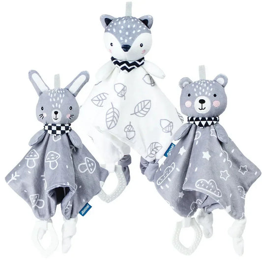 Baby Security Blanket – Plush Comforter & Rattle Toy