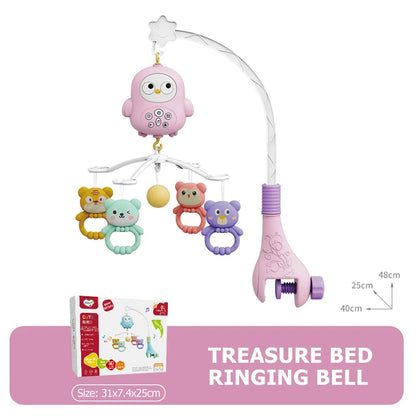 Baby Crib Mobile with Projector, Night Light & Music