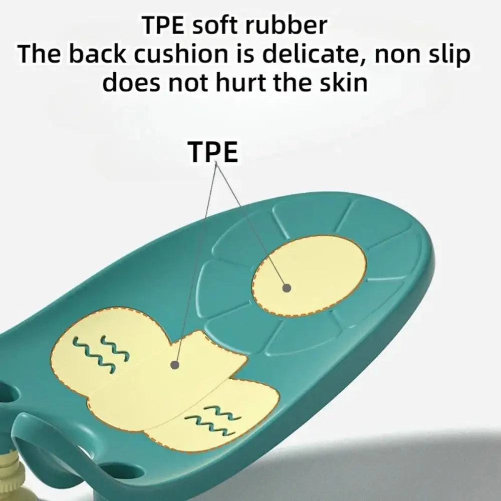 Adjustable Non-Slip Baby Bath Seat – Detachable Multifunction Infant Shower & Tub Support