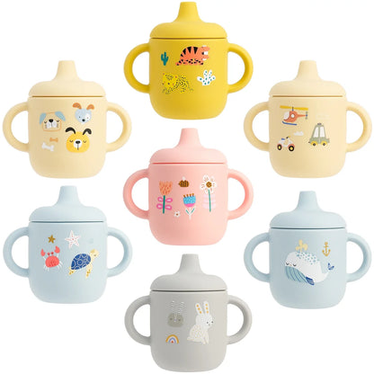 Silicone Baby Training Cup – BPA-Free, Leak-Proof