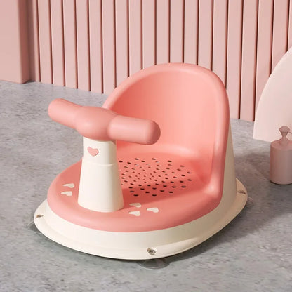 Non-Slip Baby Bath Seat – Portable Suction Shower Seat for Infants 6–18 Months