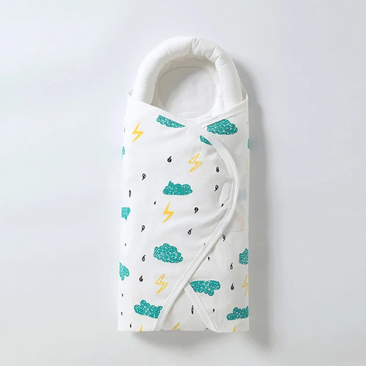 Cotton Baby Swaddle Wrap Blanket – Anti-Startle, 0–6 Months