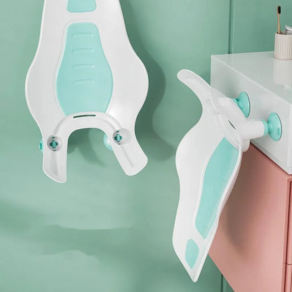 Portable Baby Wash Basin – Non-Slip PP Plastic Newborn Bath Tub with Suction Base & Drain