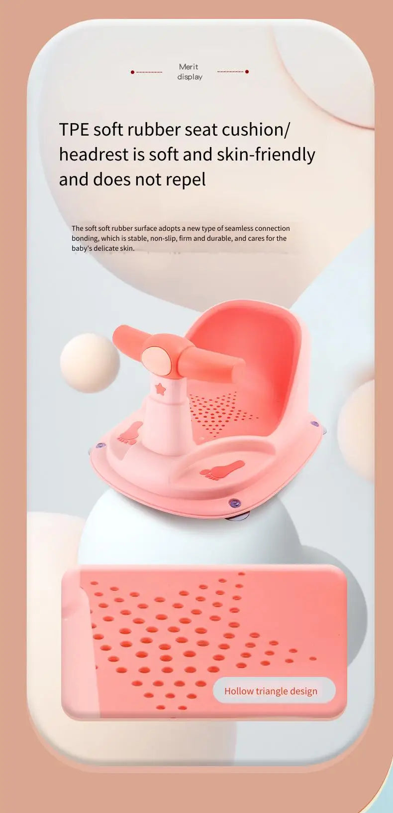 Infant Portable Shower Seat