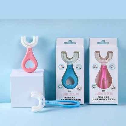 Kids U-Shaped Toothbrush – Soft Manual Toddler Toothbrush
