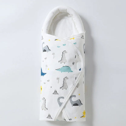 Cotton Baby Swaddle Wrap Blanket – Anti-Startle, 0–6 Months
