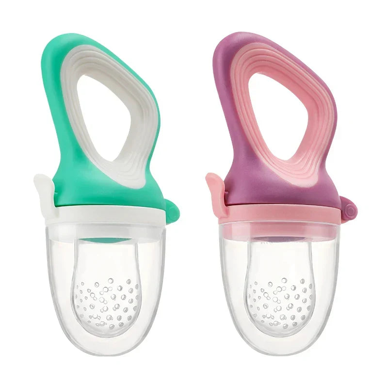 Infant Baby Food Fruit & Vegetable Feeder Pacifier with Medium Mesh Bag