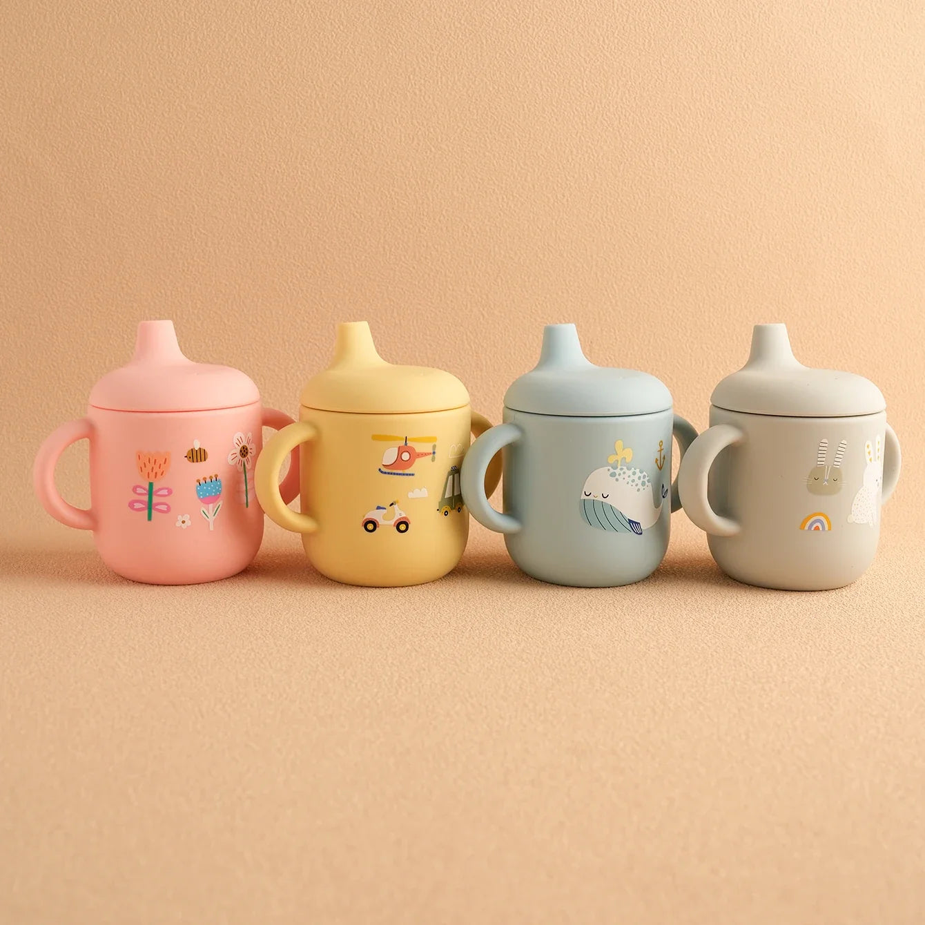 Silicone Baby Training Cup – BPA-Free, Leak-Proof