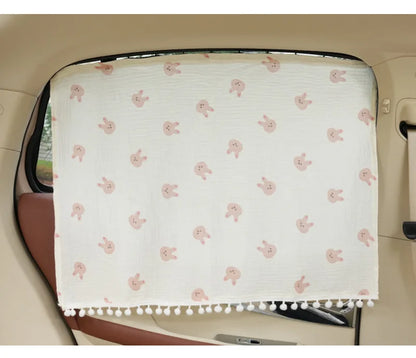 Kids Car Window Sun Shade Curtains – UV & Heat Protection