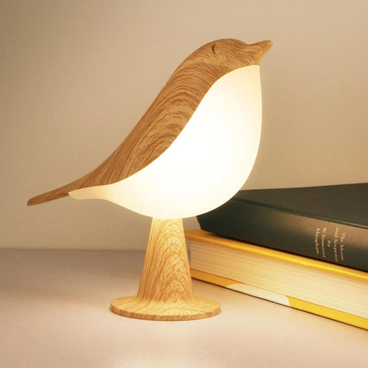 Bird Touch Bedside Lamp for Kids – USB Rechargeable Night Light