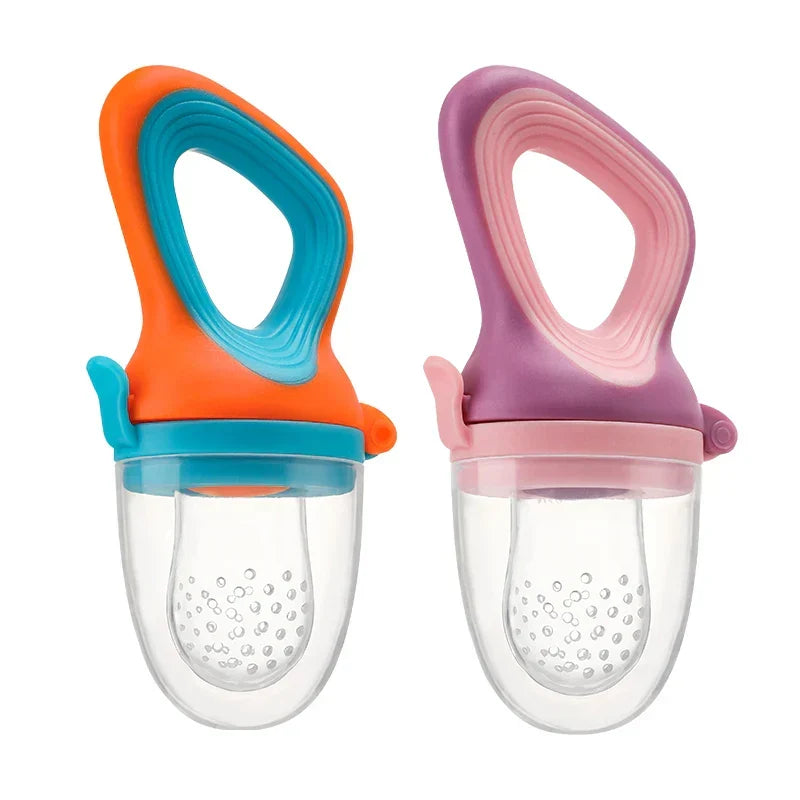 Infant Baby Food Fruit & Vegetable Feeder Pacifier with Medium Mesh Bag