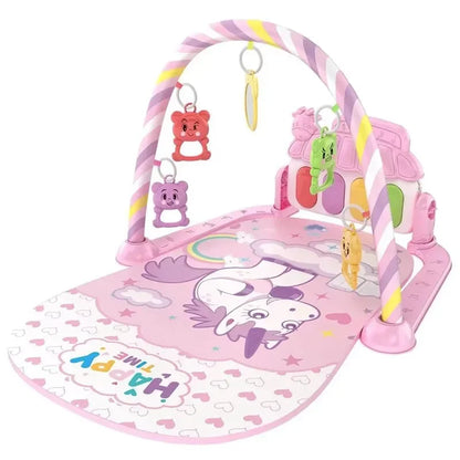 Baby Kick & Play Piano Tummy Time Mat – Musical Activity Gym