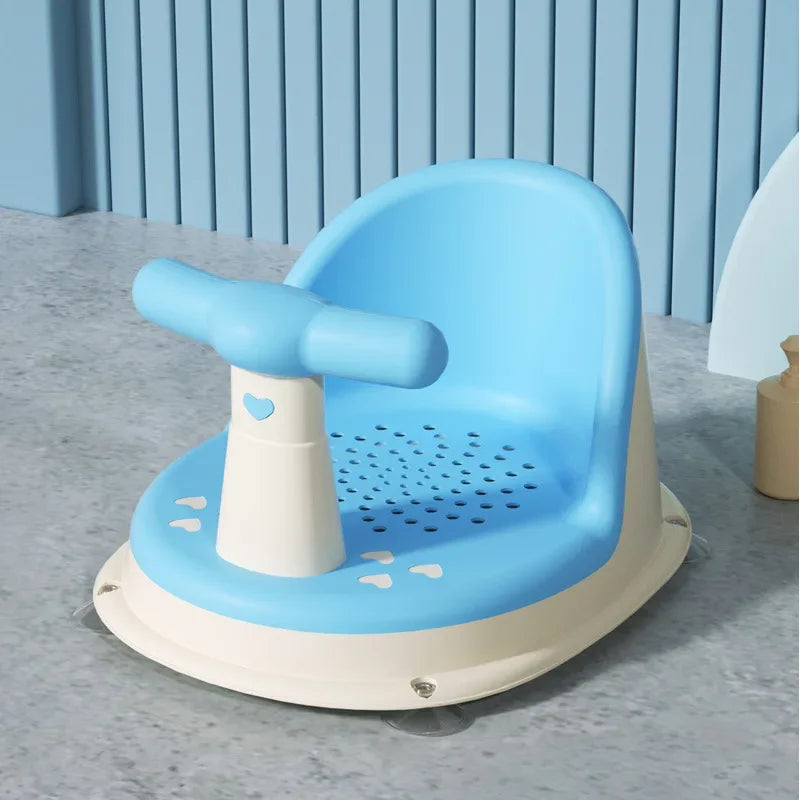 Non-Slip Baby Bath Seat – Portable Suction Shower Seat for Infants 6–18 Months