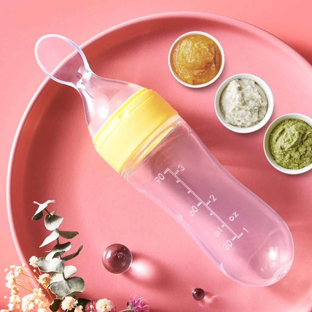 Baby Fruit Feeder Pacifier: Self Feeding Baby Food Feeder for Teething Relief - 90ML