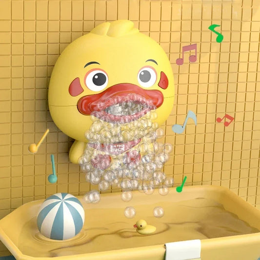 Bubble Duck Baby Bath Toy – Musical Bubble Maker for Toddler Bathtub Fun