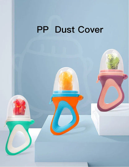 Infant Baby Food Fruit & Vegetable Feeder Pacifier with Medium Mesh Bag