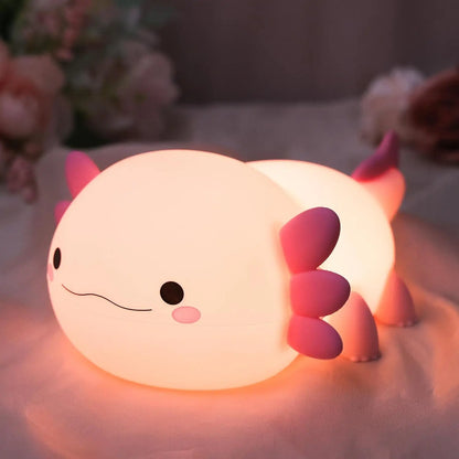 Silicone Animal Night Light – USB Rechargeable Bedside Lamp