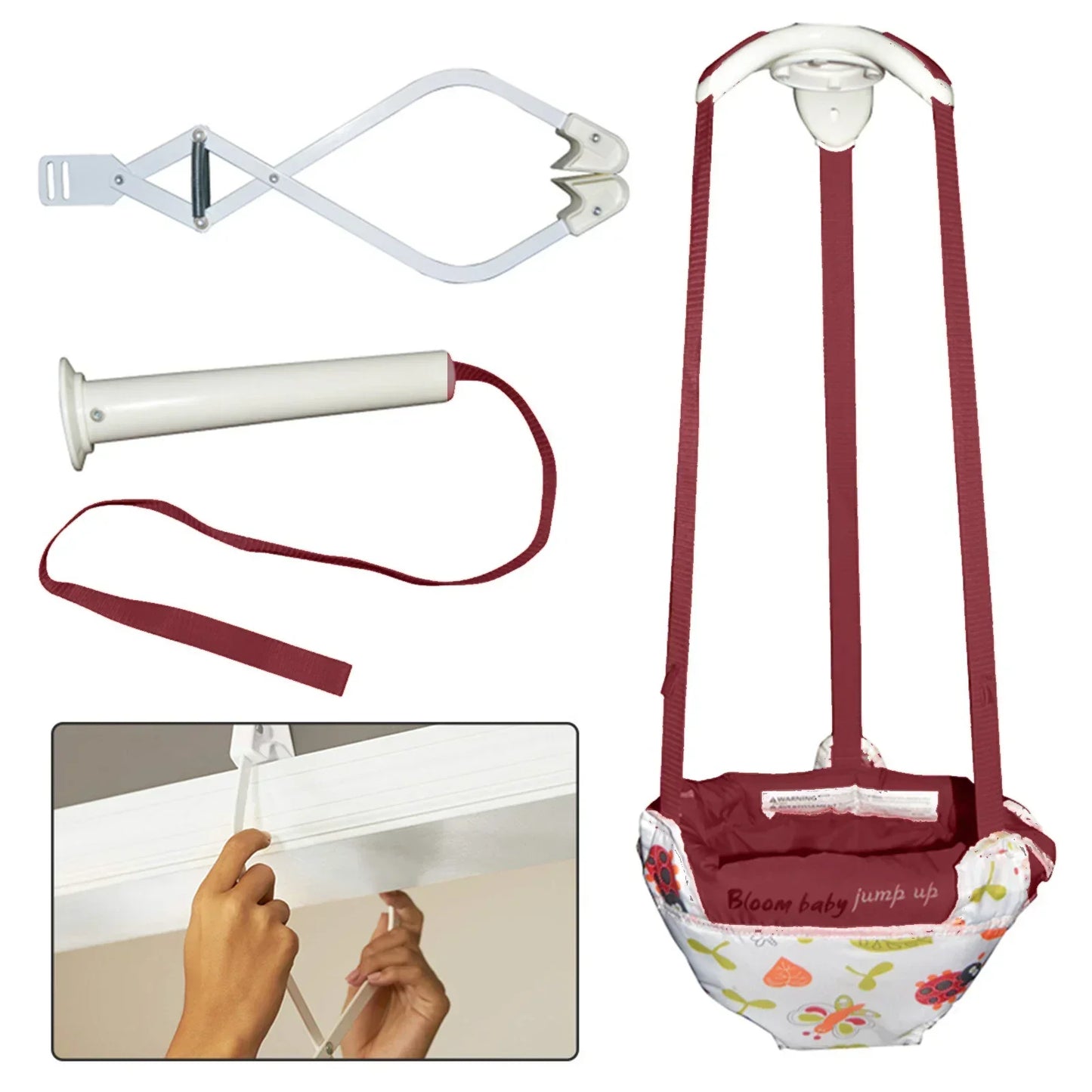 Baby Bounce Seat Portable Door Swing Jumper, 6 Months To 2 Years Old