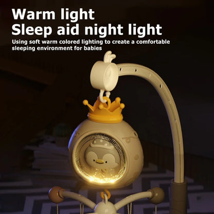 Baby Crib Mobile with Projector, Night Light & Music