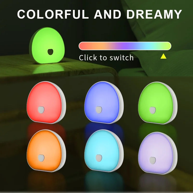 Baby White Noise Night Light – 7 Colour Ambient Glow & 10 Soothing Sounds for Nursery Sleep
