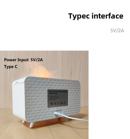 4-in-1 Baby White Noise Machine, Diffuser & Night Light