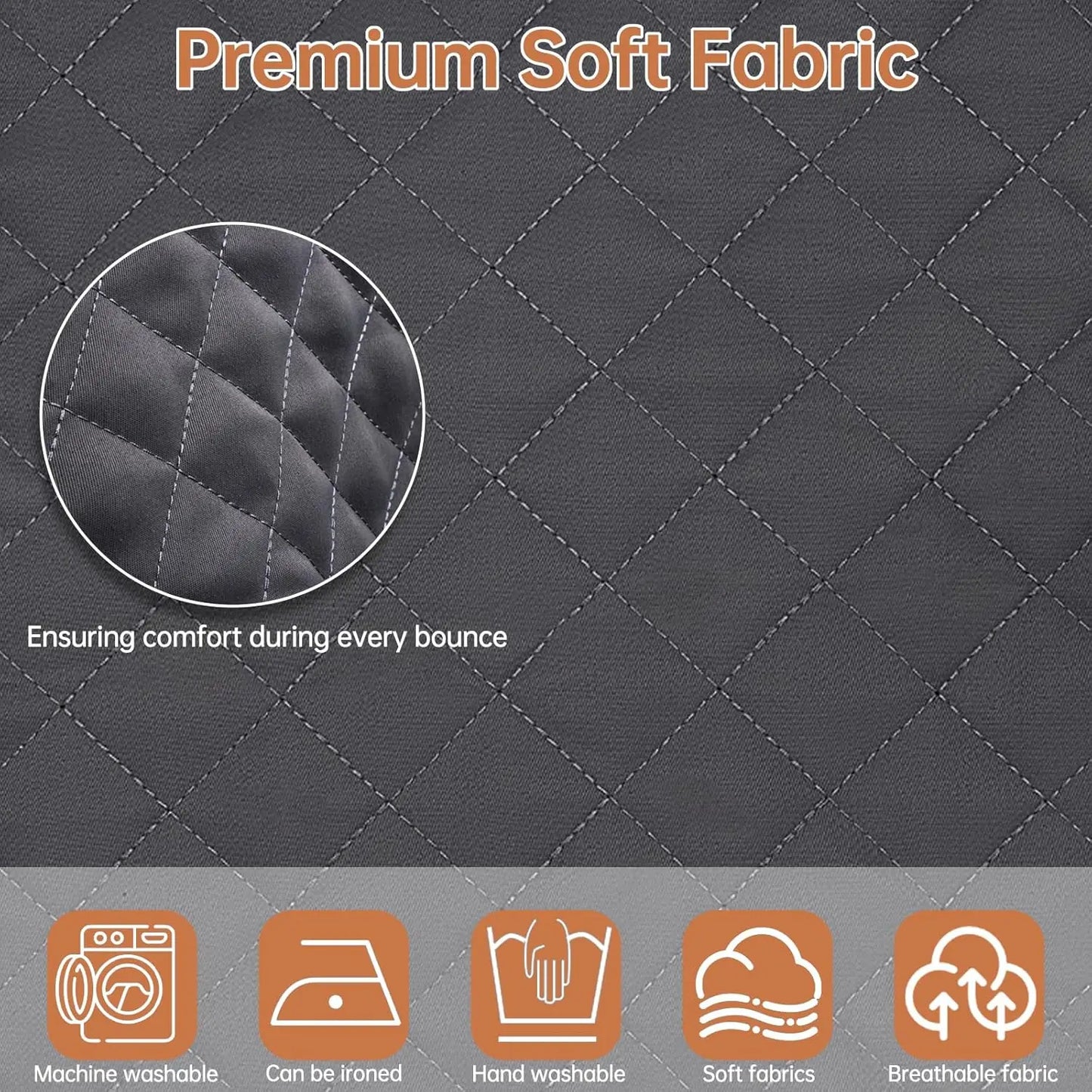 2-in-1 Convertible Baby Bouncer Seat with Toy Bar - No Battery Self-Rocking Hip-Healthy Seat for Infants 0-2 Years