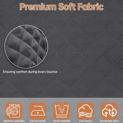 2-in-1 Convertible Baby Bouncer Seat with Toy Bar - No Battery Self-Rocking Hip-Healthy Seat for Infants 0-2 Years