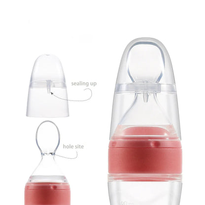 Baby Fruit Feeder Pacifier: Self Feeding Baby Food Feeder for Teething Relief - 90ML