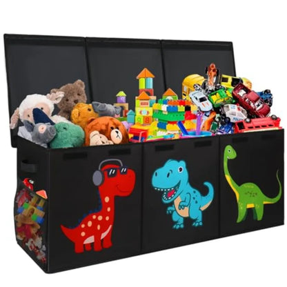 Collapsible Toy Box with Lid – Large Kids Storage Chest