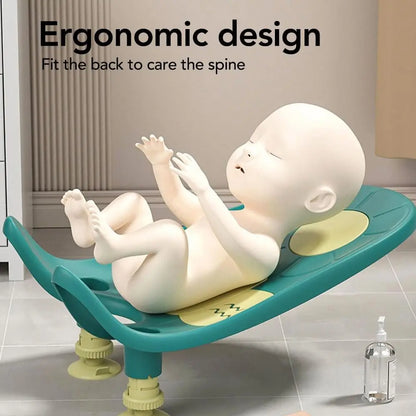 Adjustable Non-Slip Baby Bath Seat – Detachable Multifunction Infant Shower & Tub Support
