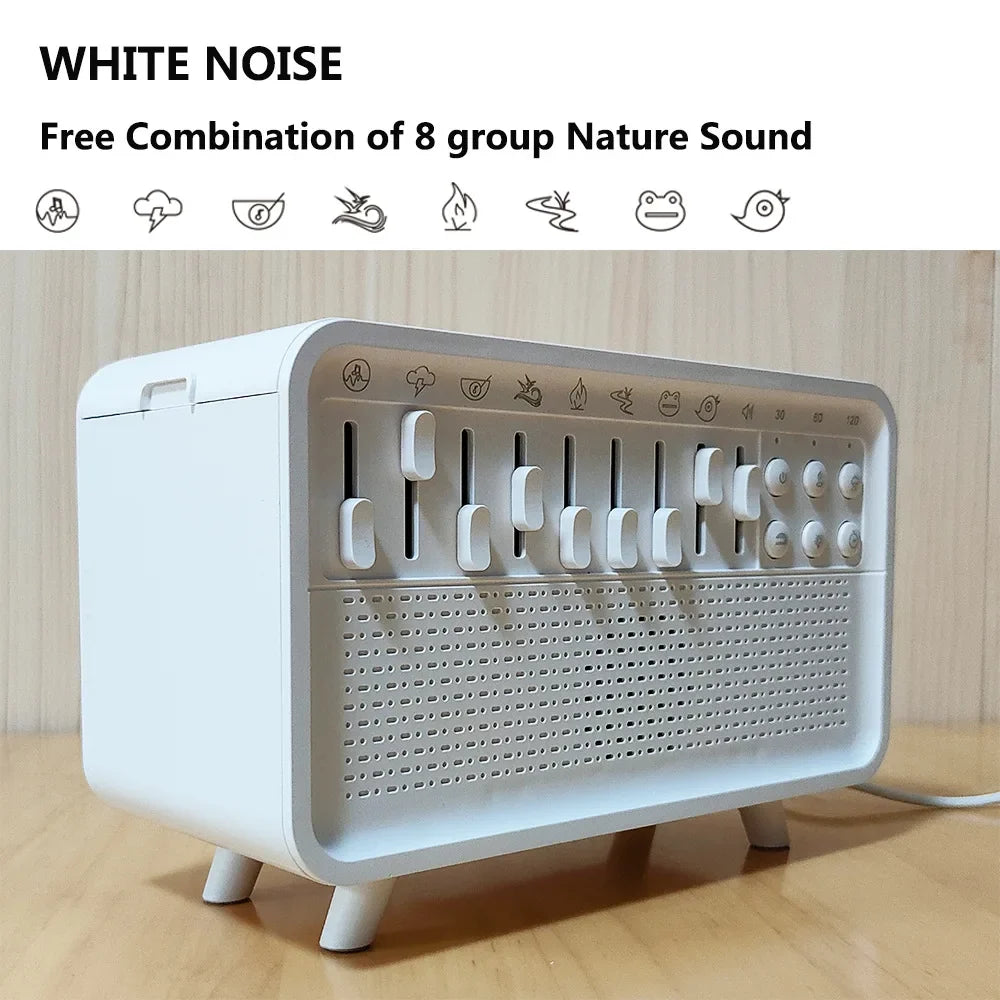 4-in-1 Baby White Noise Machine, Diffuser & Night Light