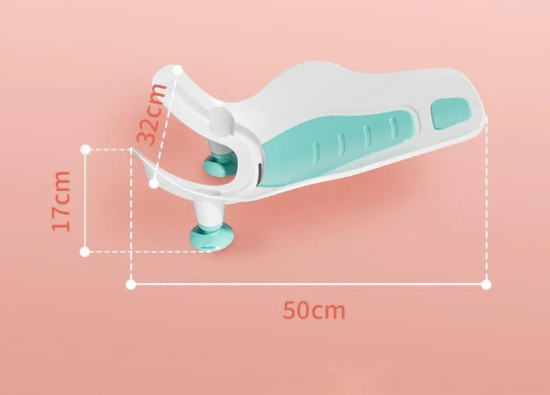 Portable Baby Wash Basin – Non-Slip PP Plastic Newborn Bath Tub with Suction Base & Drain