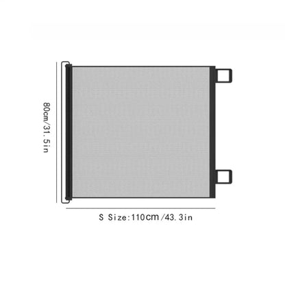 Retractable Safety Gate – No-Drill Childproof Mesh Fence for Hallways, Stairs & Doorways