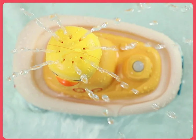 Duck Spray Water Bath Toy – Baby Shower Bathtub Water Toy Set