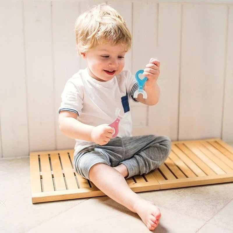 Kids U-Shaped Toothbrush – Soft Manual Toddler Toothbrush