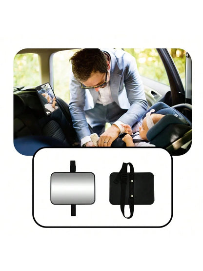 Shatterproof Baby Car Mirror – Rear-Facing Seat View