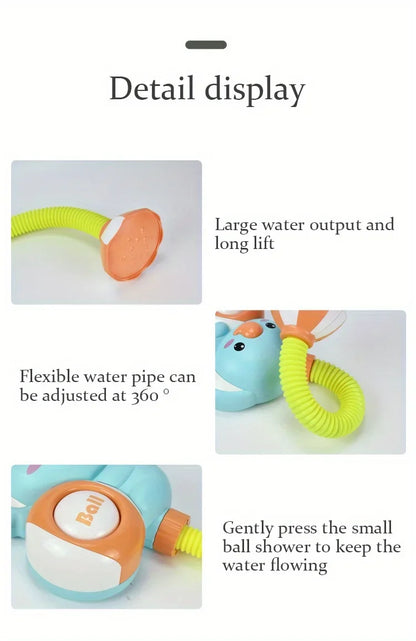 Cartoon Elephant Baby Bath Sprayer – 360° Jet Wash Head
