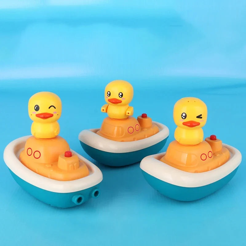 Duck Spray Water Bath Toy – Baby Shower Bathtub Water Toy Set